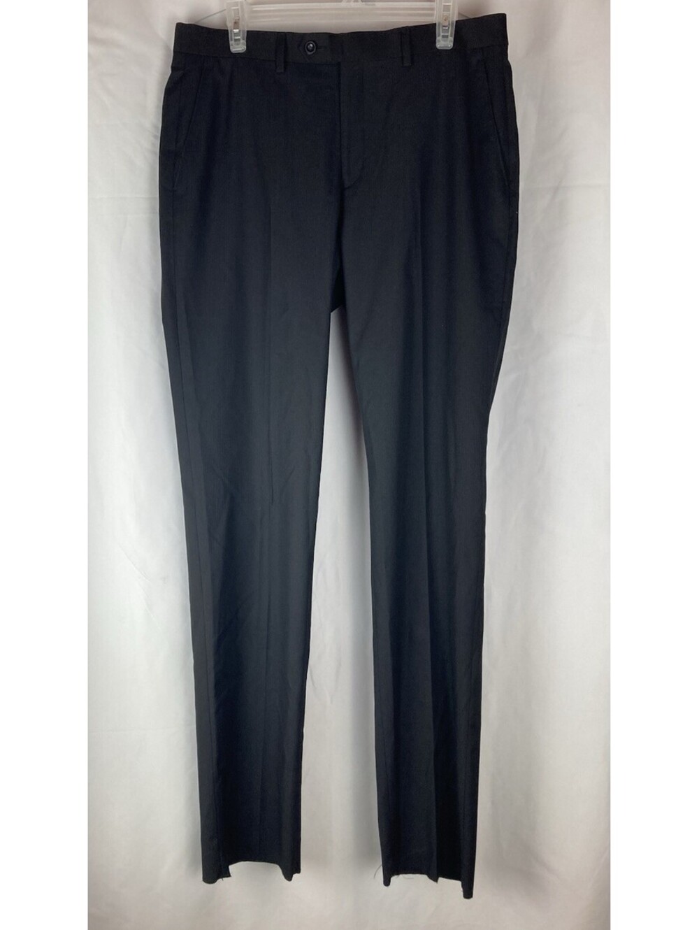 NEW Men’s 33W Michael Kors Kevin Dress Pants Black 33x30 Flat Front Straight Leg